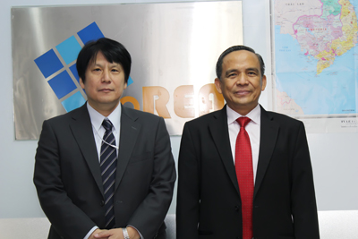 Chủ tịch HoREA, Ông Lê Hoàng Châu và Ông Phó Tổng Lãnh sự quán Nhật Bản tại TPHCM Yoshinori Yakabe